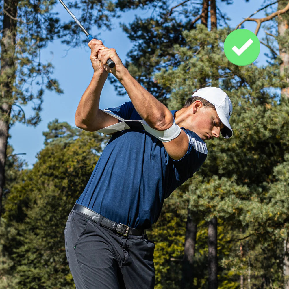Golf hand movement correction belt